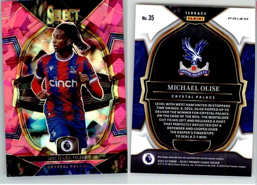 Michael Olise 2022 Panini Select Pink Ice