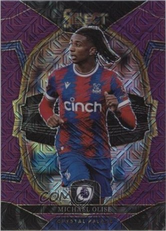 Michael Olise 2022 Panini Select Purple Mojo Prizm