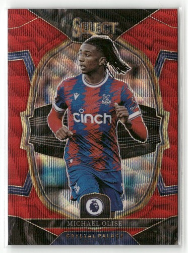 Michael Olise 2023 Panini Select Red Wave