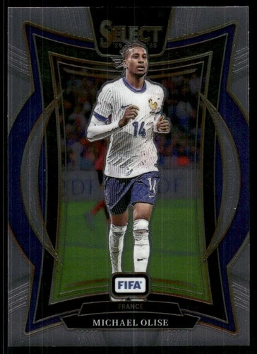 Michael Olise 2024 Panini Select Sapphire Red