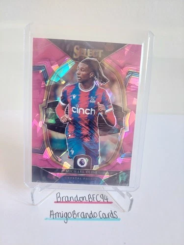 Michael Olise 2022 Panini Select Terrace Pink Ice
