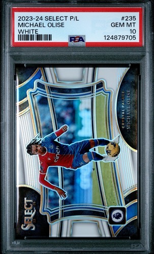 Michael Olise 2023 Panini Select White Prizm /20