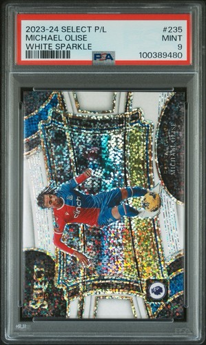 Michael Olise 2024 Panini Select White Sparkle