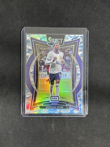 Michael Olise 2024 Panini Select Winter Camo Prizm /30