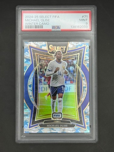 Michael Olise 2024 Panini Seleziona FIFA Calcio Winter Camo /30