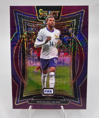 Michael Olise 2024 Panini Seleziona FIFA Viola Mojo Prizm