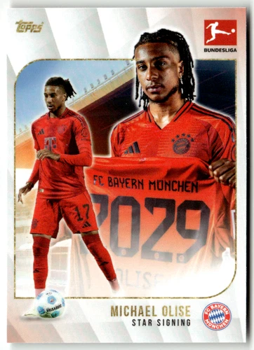 Michael Olise 2024 Topps Summer Signings Bundesliga