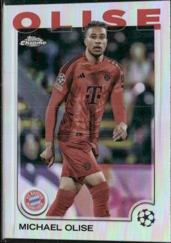 Michael Olise 2024 Topps Chrome UEFA Club Competitions