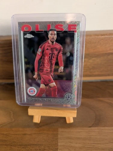 Michael Olise 2024 Topps Chrome UEFA Club Competitions UCC Toppsfractor /52