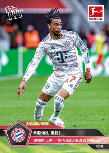 Michael Olise 2025 Topps NOW #147