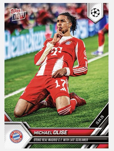 Michael Olise 2025 Topps NOW