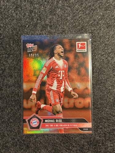 Michael Olise 2025 Topps Now Bundesliga /25