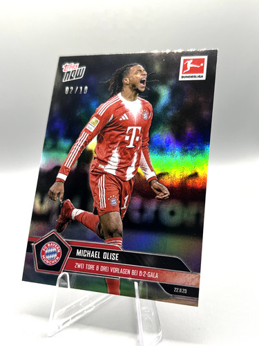 Michael Olise 2025 Topps Now Bundesliga Black /10