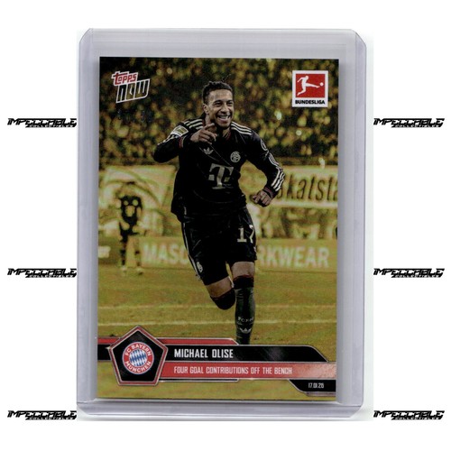 Michael Olise 2025 Topps Now Bundesliga Oro /50