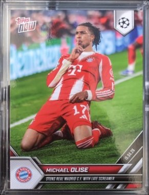 Michael Olise 2025 Topps Now UEFA