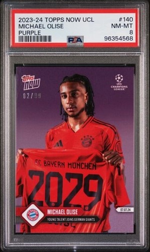 Michael Olise 2023 Topps Now Viola /99