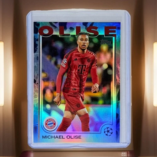 Michael Olise 2024 Topps UCC Black Inferno /10