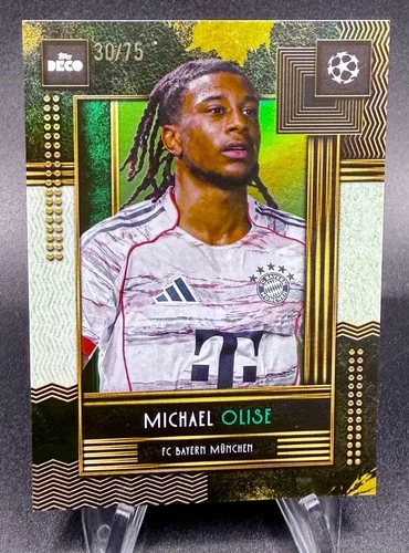 Michael Olise 2025 Topps UCC Deco Parallel /75