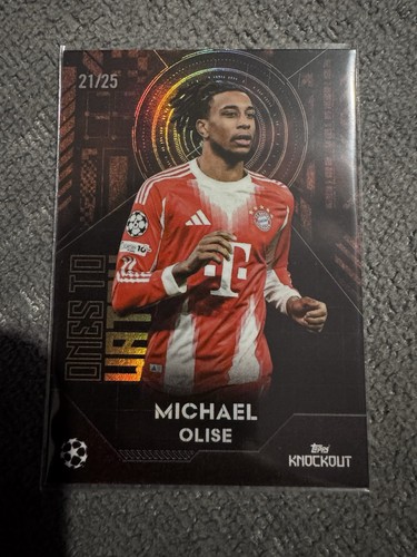 Michael Olise 2025 Topps UCC Knockout /25