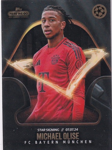 Michael Olise 2024 Topps UCC Signatures
