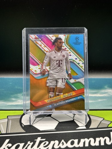 Michael Olise 2025 Topps UCL Finest Gold /50