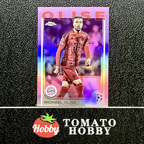 Michael Olise 2024 Topps UEFA 2024-25 Violeta Refractor /299