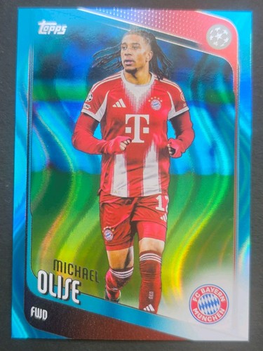Michael Olise 2024 Topps UEFA Champions League Blue Foil