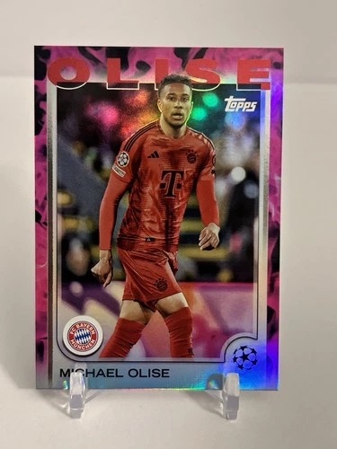 Michael Olise 2025 Topps UEFA Champions League Purple Inferno /75