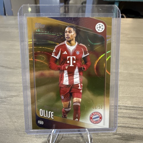 Michael Olise 2025 Topps UEFA Gold Inferno Holo /50