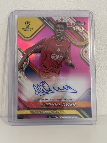 Michael Owen 2024 Topps Finest /75