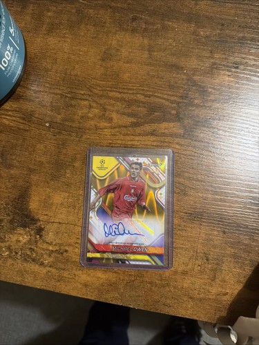 Michael Owen 2024 Topps Finest Gold Lava /50