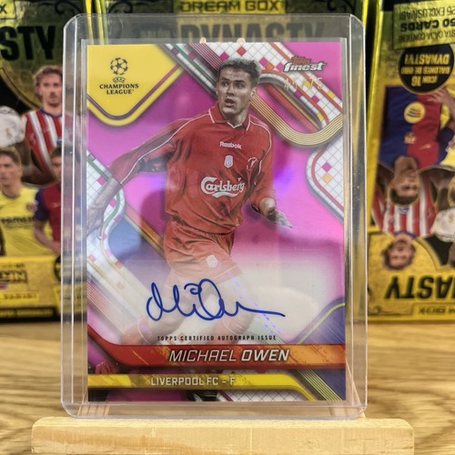 Michael Owen 2024 Topps Finest Pink Refractor /75