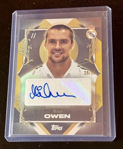 Michael Owen 2026 Topps Los Blancos /50