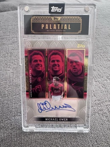 Michael Owen 2025 Topps Manchester United Palatial /5