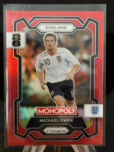 Michael Owen 2026 Panini Prizm Red Prizm