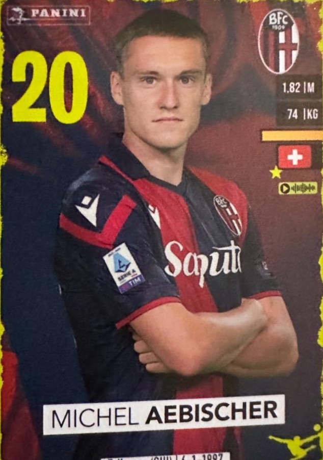 Michel Aebischer 2023 Panini Calciatori Stickers