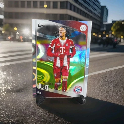 Michel Olise 2025 Topps UCC Flagship Silver Foilboard