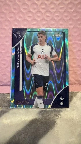 Micky van de Ven 2025 Topps Chrome Aqua /199