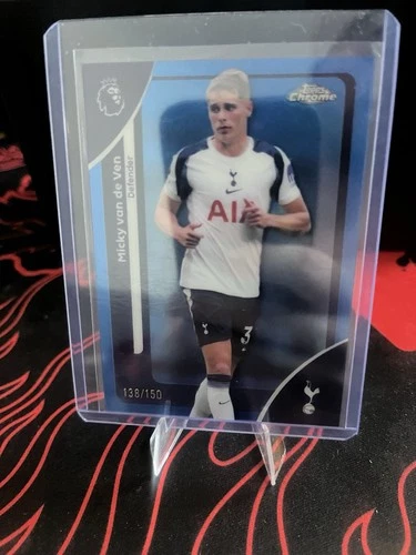 Micky van de Ven 2025 Topps Chrome Blue /150