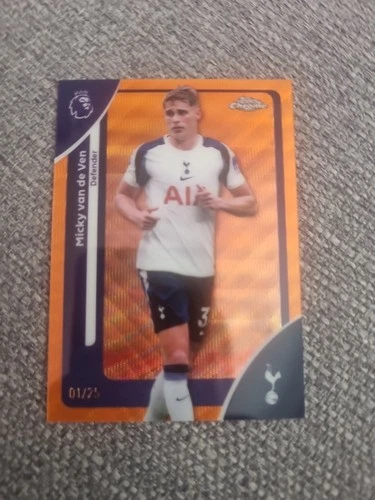 Micky Van de Ven 2025 Topps Chrome Gold /25