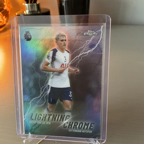 Micky van de Ven 2025 Topps Chrome Lightning Chrome