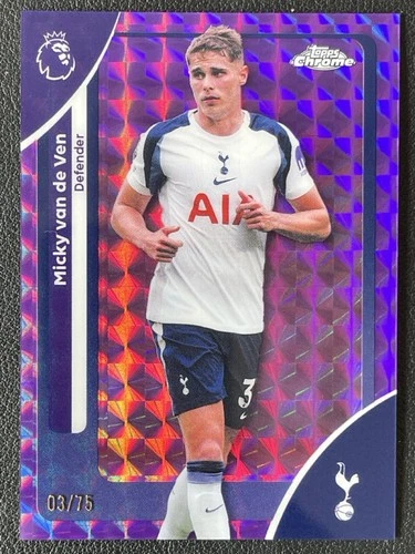 Micky van de Ven 2025 Topps Chrome Purple Geometric /75