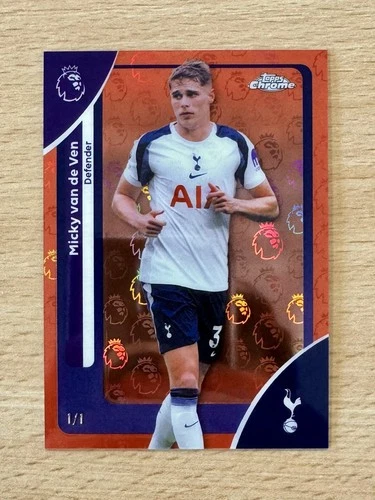 Micky van de Ven 2026 Topps Chrome Rose Gold 1/1