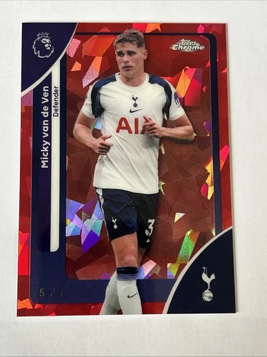 Micky van de Ven 2026 Topps Chrome Sapphire /5