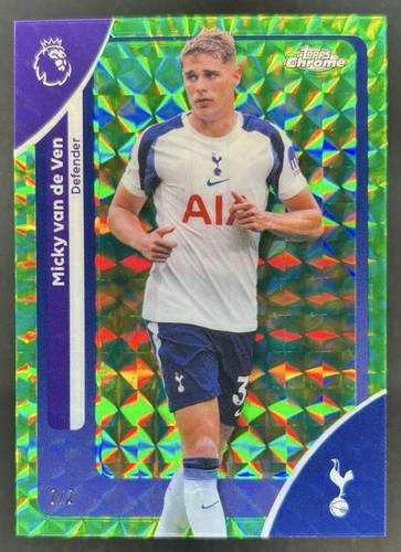 Micky van de Ven 2026 Topps Chrome Tie-Dye Geometric Refractor /2