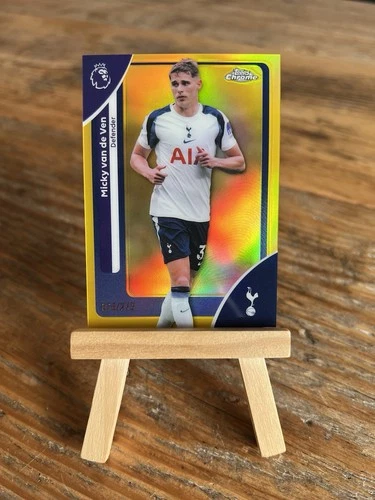 Micky van de Ven 2026 Topps Chrome Yellow Refractor /275