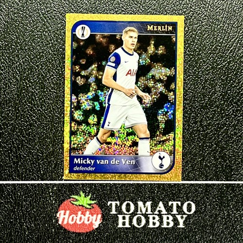 Micky van de Ven 2024 Topps Merlin Chrome Gold Refractor /50