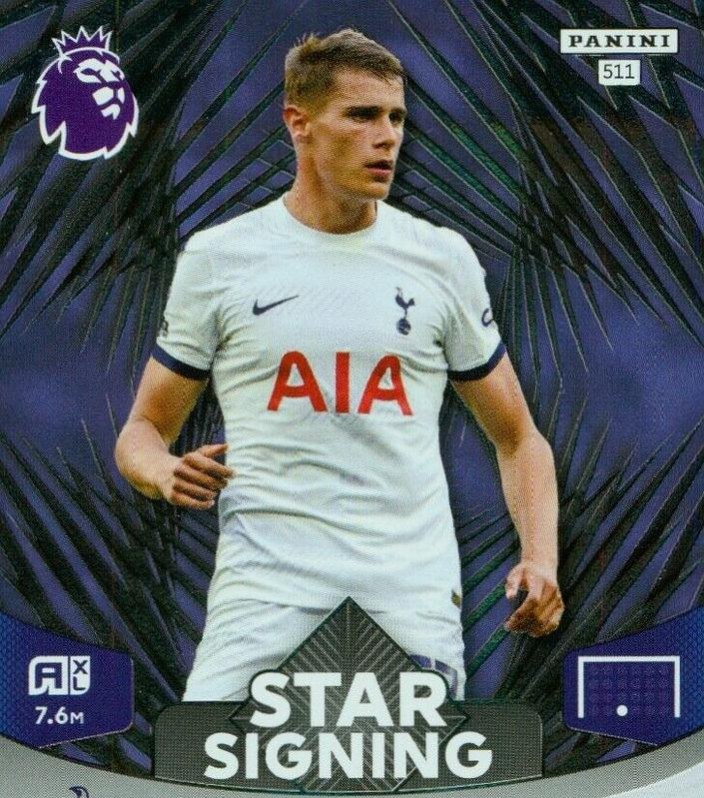 Micky van de Ven 2024 Panini Adrenalyn XL Premier League