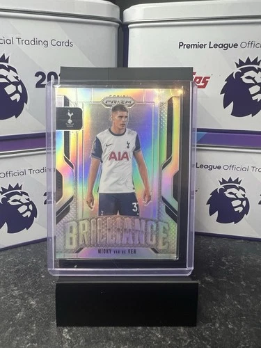 Micky van de Ven 2024 Panini Prizm Premier League Silver Prizm