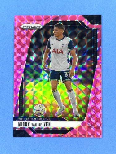 Micky van de Ven 2024 Panini Prizm Premier Pink Mosaic